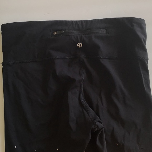 LULULEMON WUNDER UNDER LIMITED EDITION SPECKLE SHINE LEGGINGS SIZE 8 - Picture 10 of 15